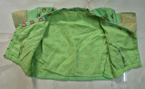 Green Printed Blouse