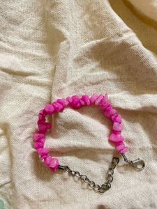 Chic Pink Stone Bracelet