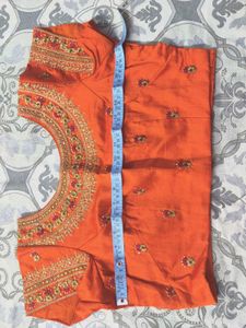 Orange Merzenta Festive Party Wear saree