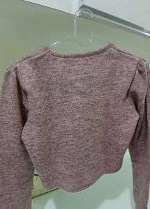 Cute Mauve Crop Top