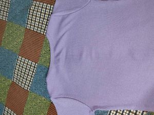 lavender crop top