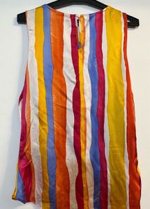 Forever 21 Vibrant Striped Sleeveless Top