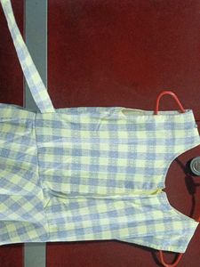 Charming Polka Dot &amp; Checked Kurta Set