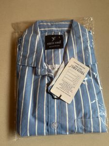 Youth First Blue Striped Shirt