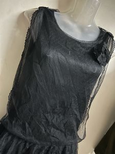 Chic Black Lace Dress