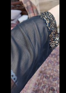 Elegant Black Kurta with Sequins