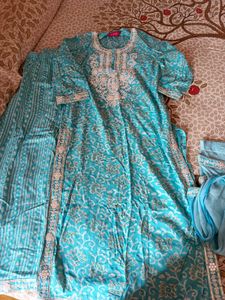 Selling Sky Blue Kurta Set