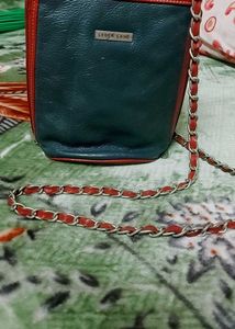 Leder Land Leather Crossbody Bag