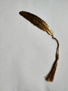 Vintage Feather Bookmark