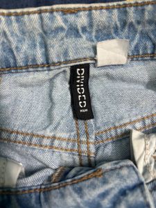 divided by H&amp;M Light Wash Distressed Jeans