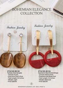 Combo of 2 Bohemian Elegance Earrings Collection