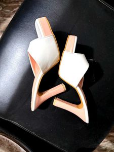 ELLE White Heels - Trendy &amp; Chic