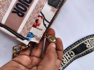 Christian Dior Floral Crossbody Bag Set