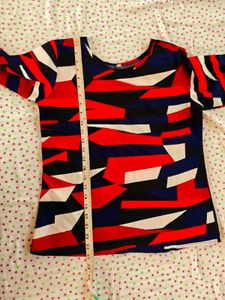 Stylish Abstract Print Co-ord Set