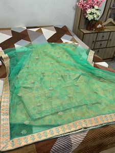 Embroidered Ethnic Skirt - Peach