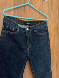 Classic Dark Wash Denim Jeans