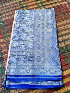 Elegant Blue Woven Saree