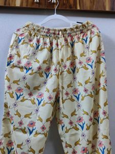 Floral Printed Kurta and Pyjama Night Suit