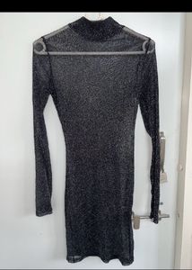 Black Net Dress With Inner