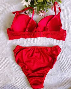 Red Lingerie Set