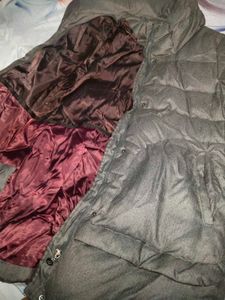 Stylish Gray Padded Jacket Korean