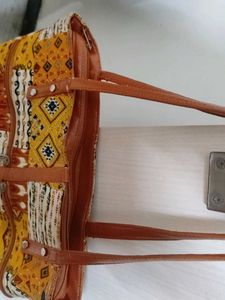 Boho Patchwork Tote Bag - Hand ba