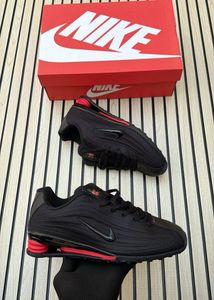 Nike Shox Black &amp; Red Sneakers