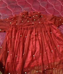 Woman Pearl net top upto XL