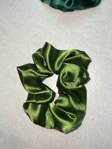 Satin Scrunchies - Set of 5