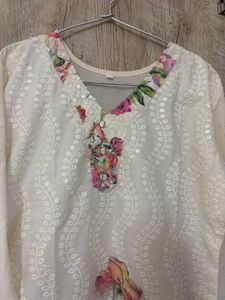 Floral Embroidered co ord