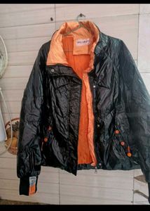 🖤Black &🧡 Orange Puffer Jacket