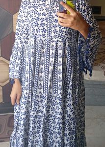 Boho Print Tiered Kurta