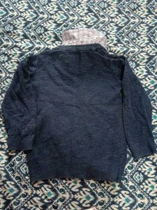 NEXT Shirt collar boys sweater