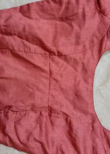 Peachy Coral Blouse