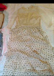 Retro Polka Dot Maxi Christmas Dress