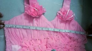 Pink Flower Girl Dress
