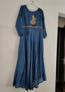 Long Kurti In Blue