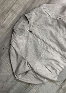 Stylish Grey Bomber Jacket
