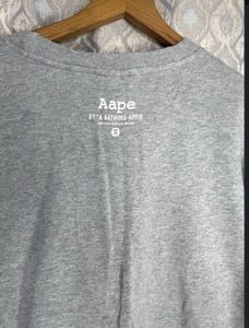 Grey BAPE Crewneck Sweatshirt