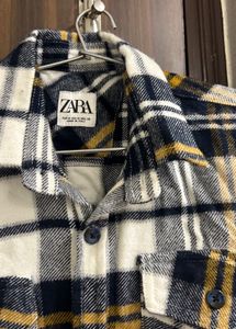 Zara Plaid Flannel Shirt