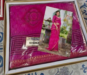 Beautiful Pink Ethnic Saree