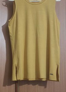 Mustard Yellow Sleeveless Top