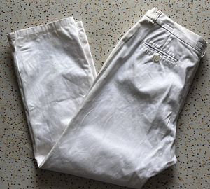 White Straight Leg Pants