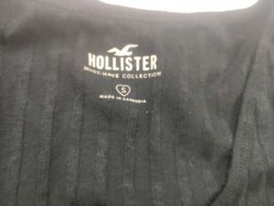 Hollister Ribbed Long Sleeve Top