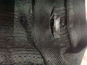 Black Knit Cardigan