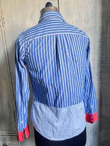 Striped Button-Up Shirt