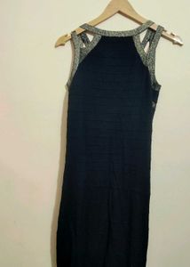 Black Chic Bandage Glitter Dress 34 Bust