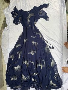 Elegant Navy Blue Gown dress