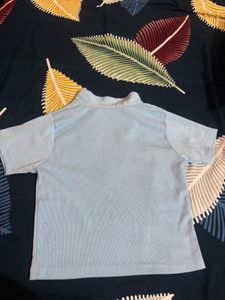 Light Blue Collared T-Shirt