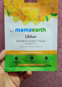 🌸100 RS Only 😨😳MAMAEARTH UBTAN NEW SHEET MASK